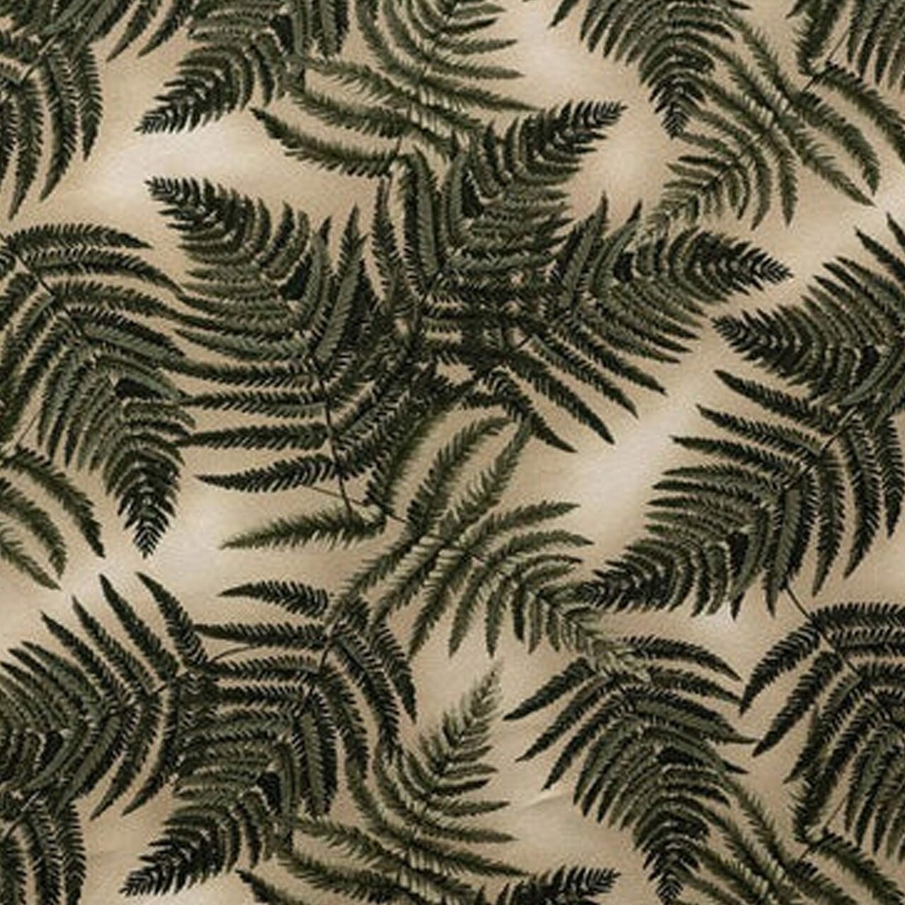 1 Yard Floating Leaves Cotton Upholstery Fabric 36in L x 56in W